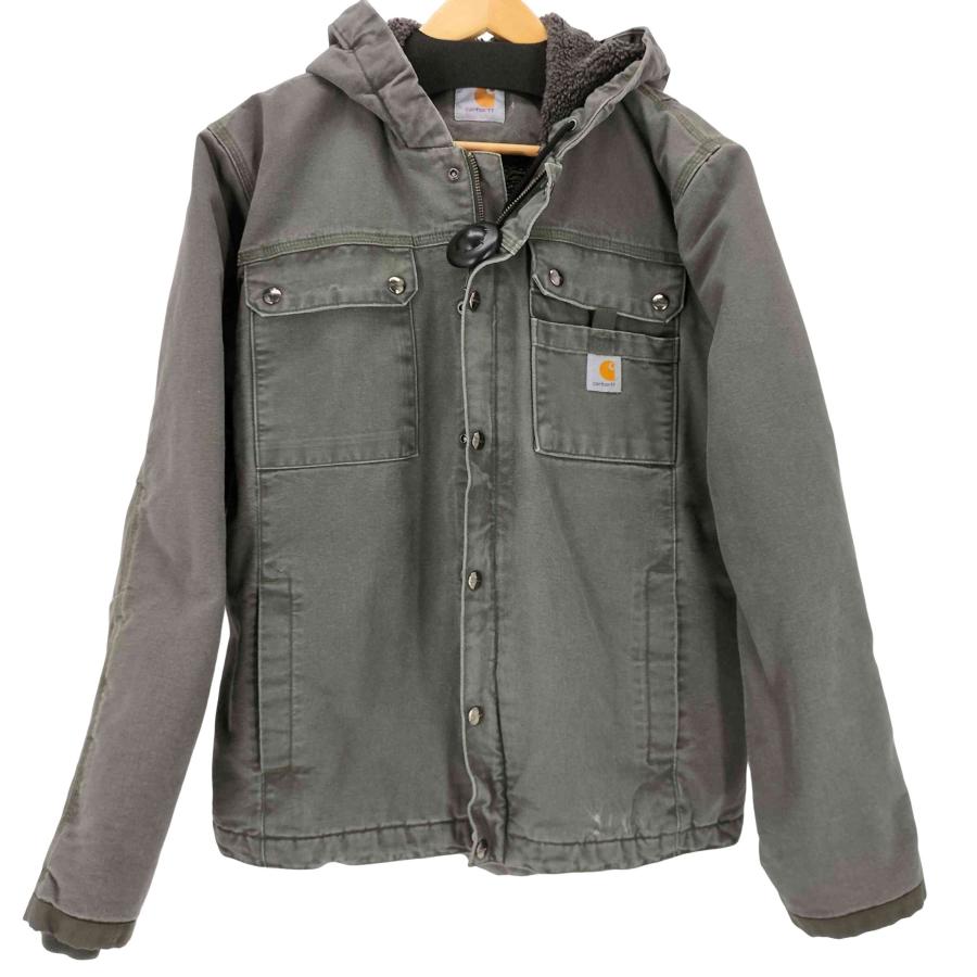 希少■carhartt カーハート【M】ダックジャケット ボア 古着 雰囲気◎ Carhartt（カーハート） 裏地ボアダックジャケット メンズ 表記無 中古