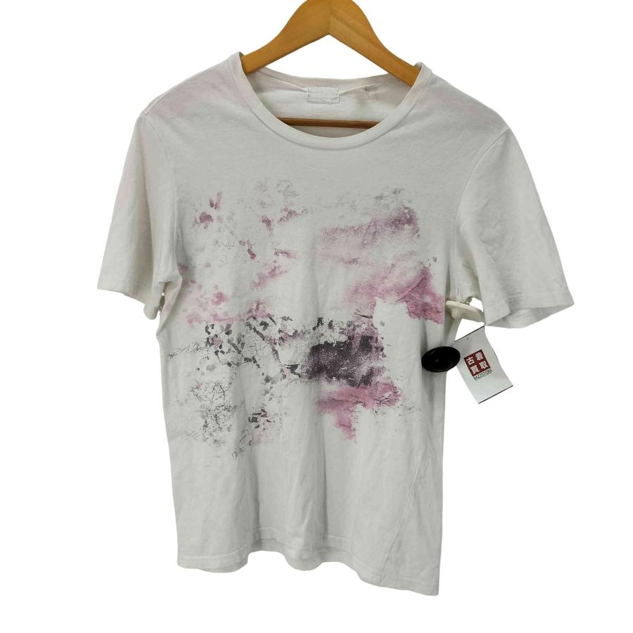 HELMUT LANG ヘルムートラング　本人期　Vネック Tシャツ HELMUT LANG（ヘルムートラング） 本人期グラフィック Tシャツ メンズ