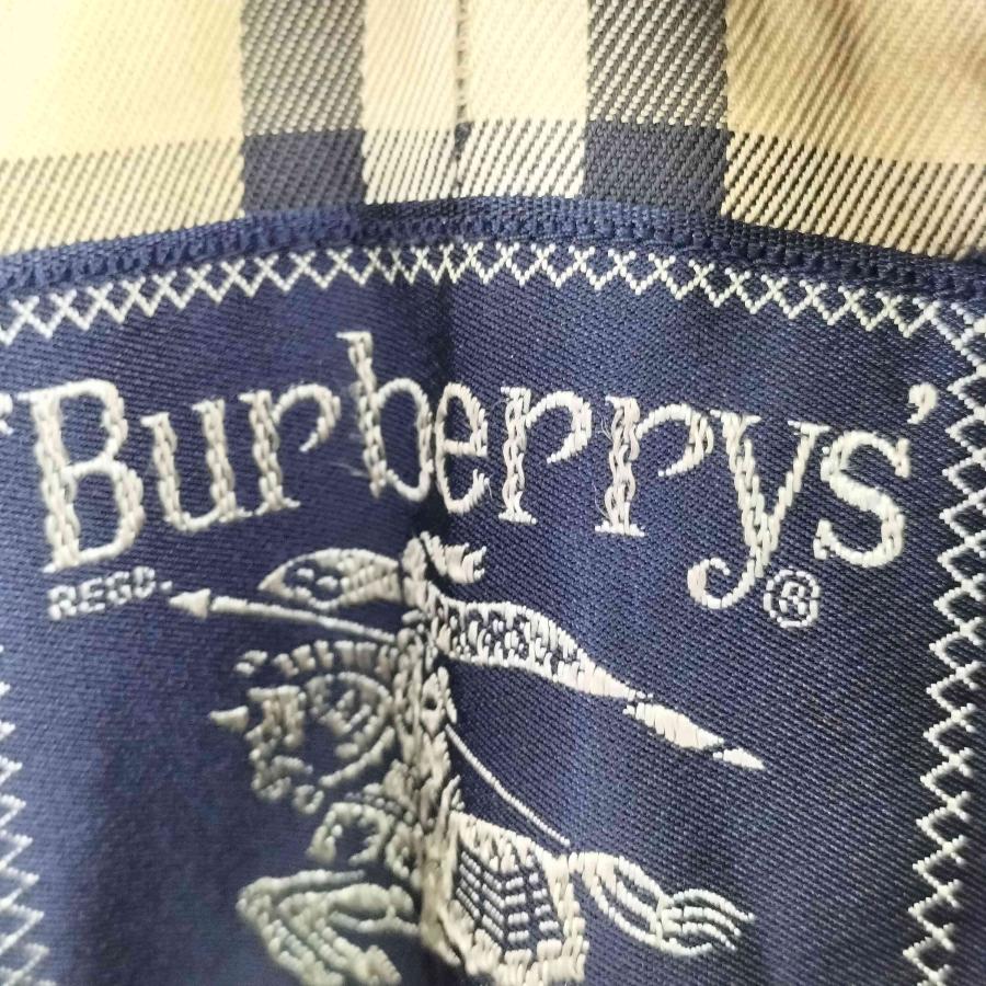 バーバリーズ ステンカラーコート ノバチェック カーキ 玉虫 L ベルト 白タグ BURBERRYS(バーバリーズ) 裏地ノバチェック 玉虫 ステンカラーコート