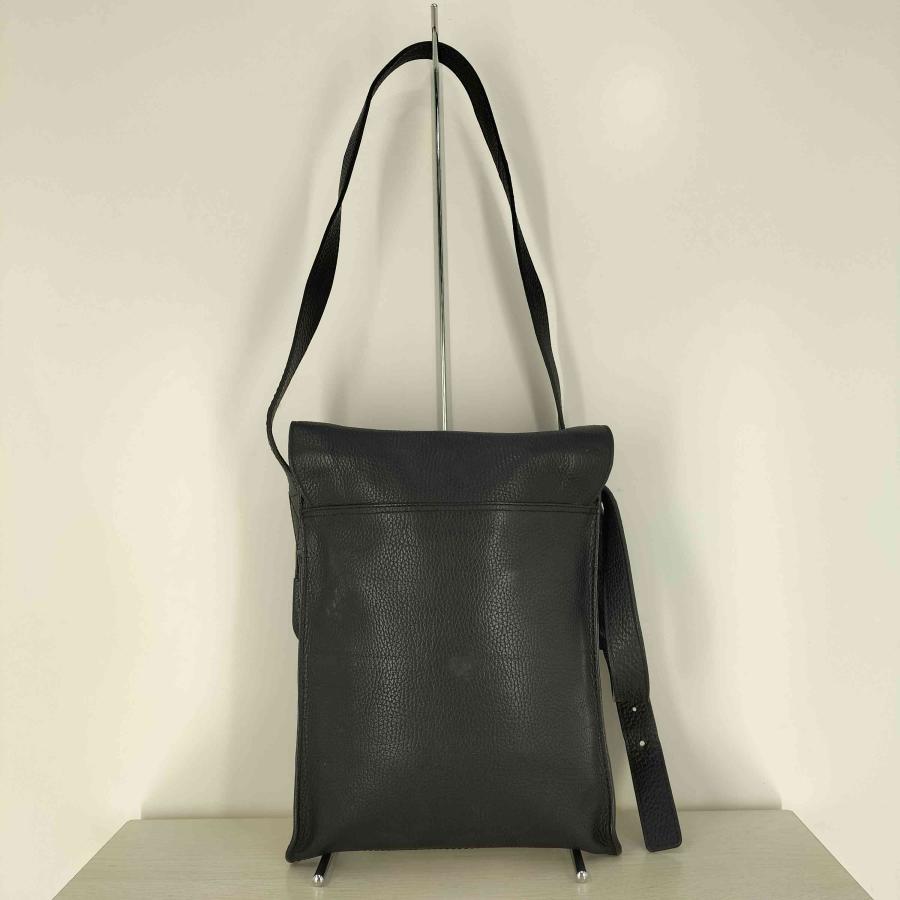 【お年玉価格】COLE HAAN コールハーンのレザー製ショルダーバッグ COLE HAAN（コールハーン） ロゴ刻印 レザーショルダーバッグ メンズ