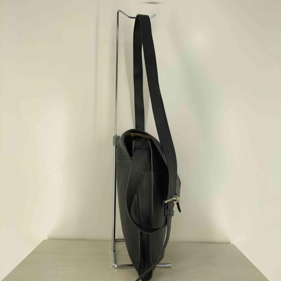 COLE HAAN（コールハーン） ロゴ刻印 レザーショルダーバッグ メンズ