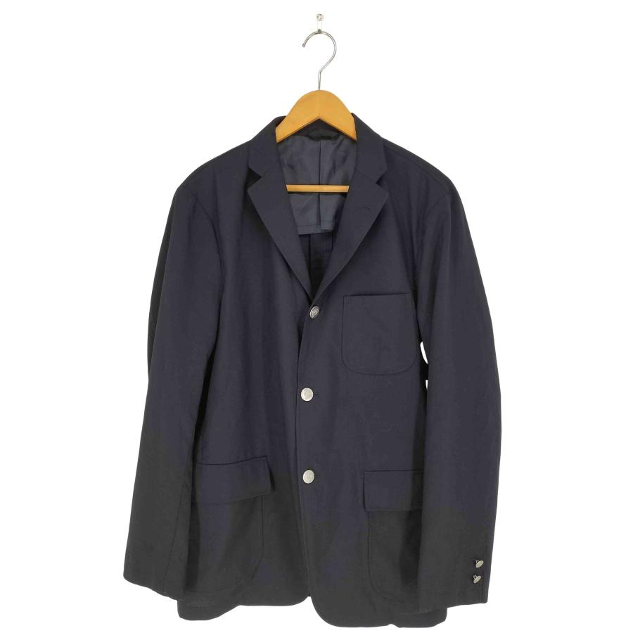VAN JAC(ヴァンヂャケット) 3Bテーラードジャケット 紺ブレ 銀ボタン