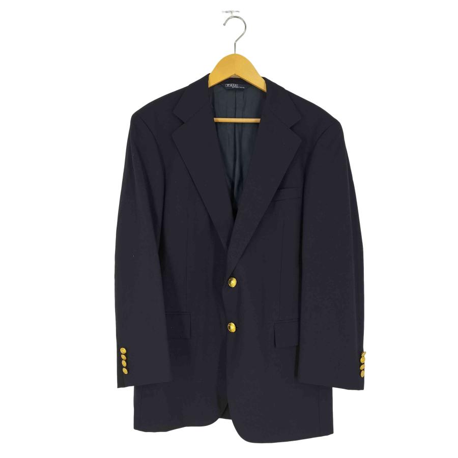 未使用 ポロバイラルフローレン スーツセット ブレザー 紺色 金ボタン 140 Polo by RALPH LAUREN(ポロバイラルフローレン) 金ボタン 紺ブレザー