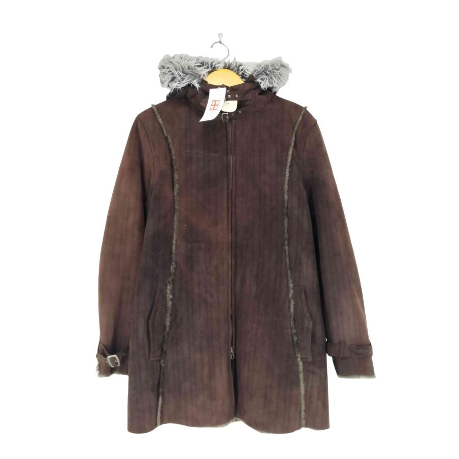 mossimo（モッシモ） SPORT フェイクスエードファーコート メンズ L