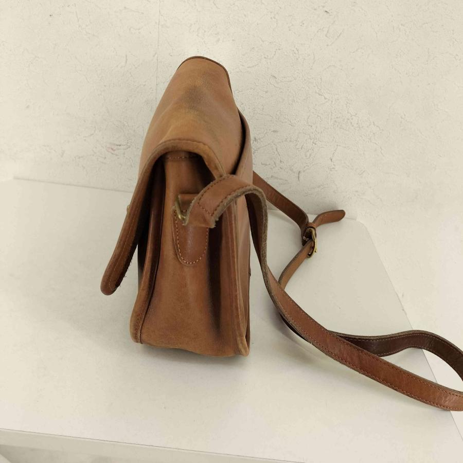 COACH コーチ　OLD COACH バッグ　ハンドバッグ　レザー COACH - オールドコーチ 本革 レザー ミニ ショルダー バッグ 赤 COACH