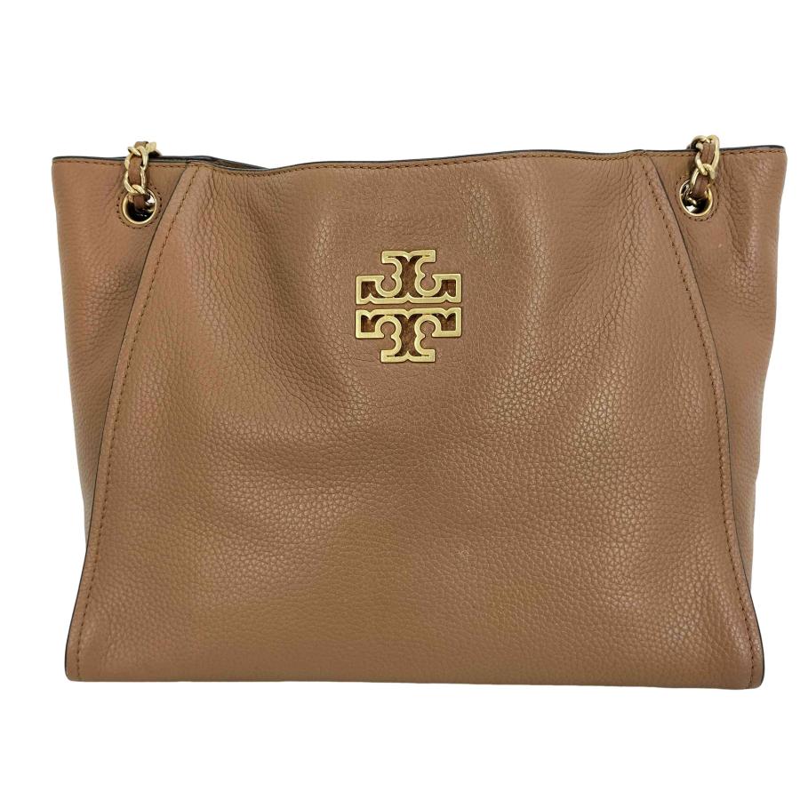 TORY BURCH（トリーバーチ） ブリテン カーフレザー チェーン トート