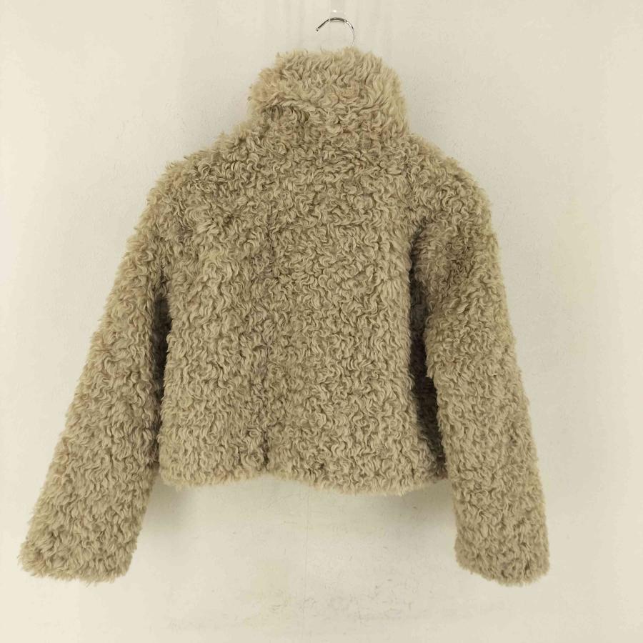 ZARA ザラ トグルボタンフェイクファージャケット プードルファー　xs ZARA（ザラ） トグルボタン フェイクファージャケット レディース
