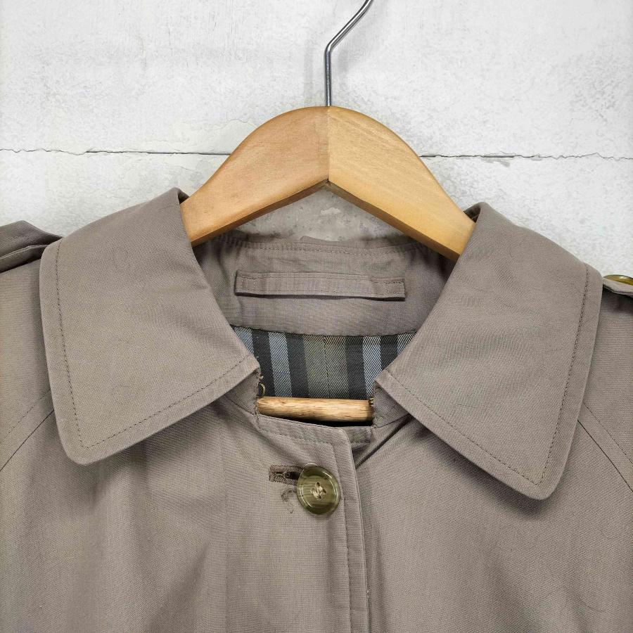 BURBERRY（バーバリー） 比翼 裏地 チェック ステンカラーコート