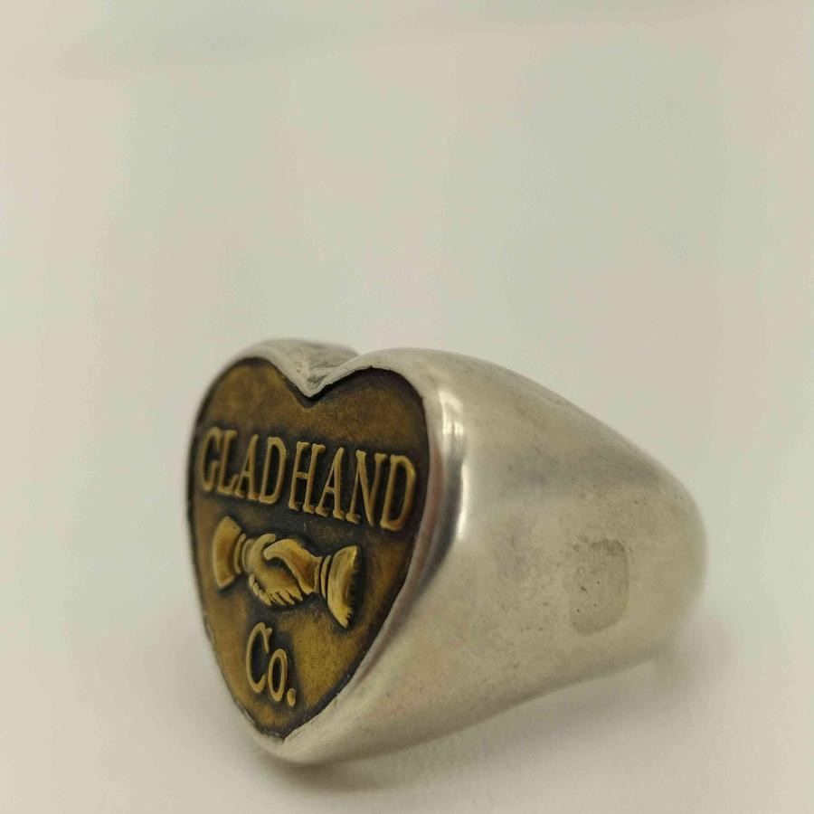 GLAD HAND（グラッドハンド） BUTTON RING ハートモチーフリング
