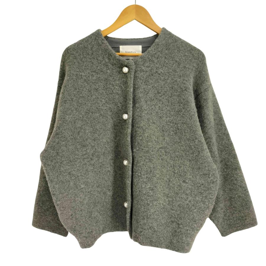 Rirandture（リランドチュール） パール釦コクーンニットジャケット