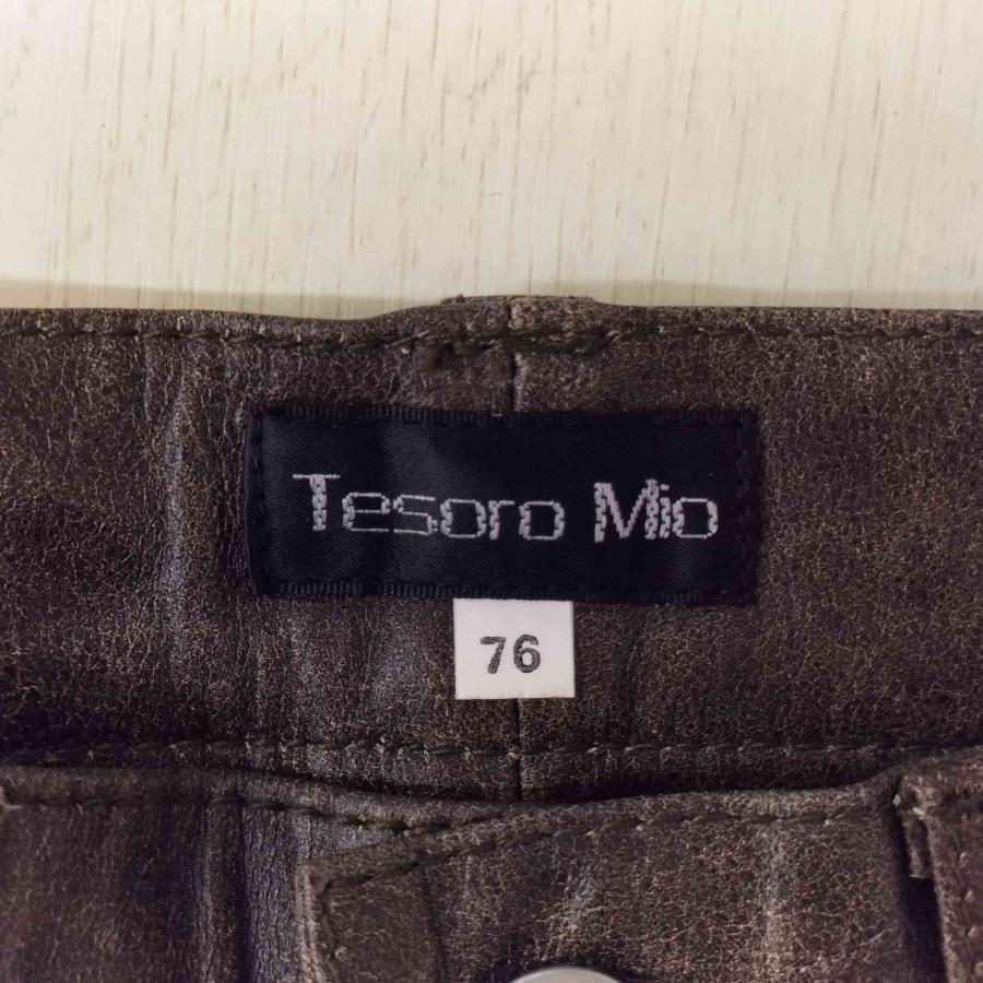 USED古着(ユーズドフルギ) TESORO MIO ラムレザー パンツ メンズ 76