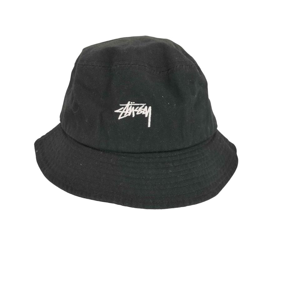 STUSSY（ステューシー） フロント刺繍バケットハット メンズ L/XL 中古
