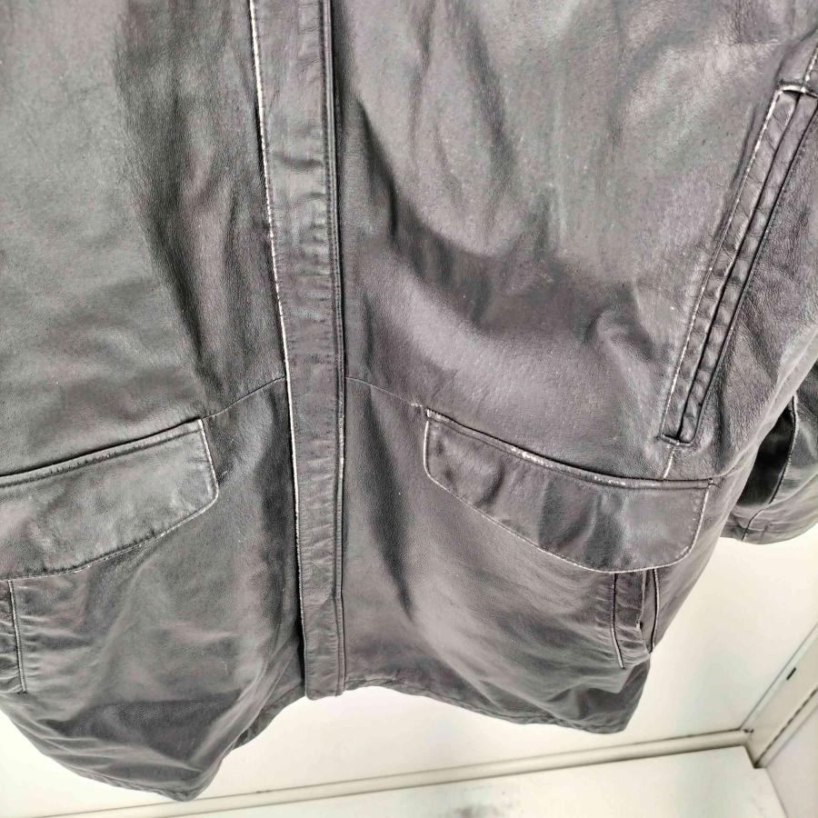 USED古着(ユーズドフルギ) レザーカーコート メンズ LL 中古 古着 1024
