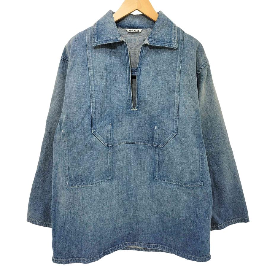 AURALEE（オーラリー） 25SS SELVEDGE FADED LIGHT DENIM P/O SH 中古