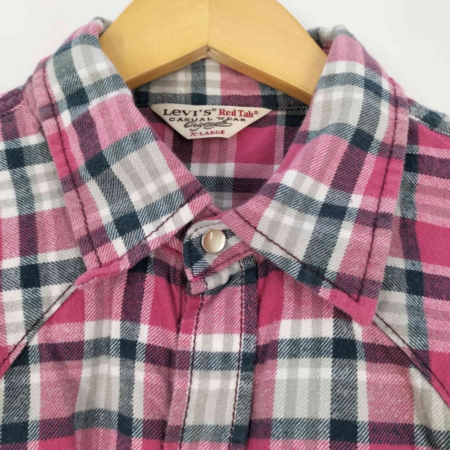 Abbey Dawn レッドチェックトップス XLサイズ 中古 Levi's RED Levis RED(リーバイスレッド) チェック ネル ウエスタン
