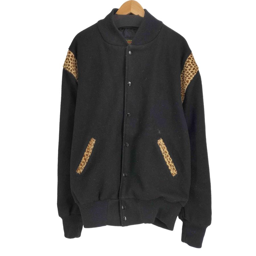 SKOOKUM（スクーカム） DAMAGEDONE WOOL STADIUM JACKET BLACK L 中古