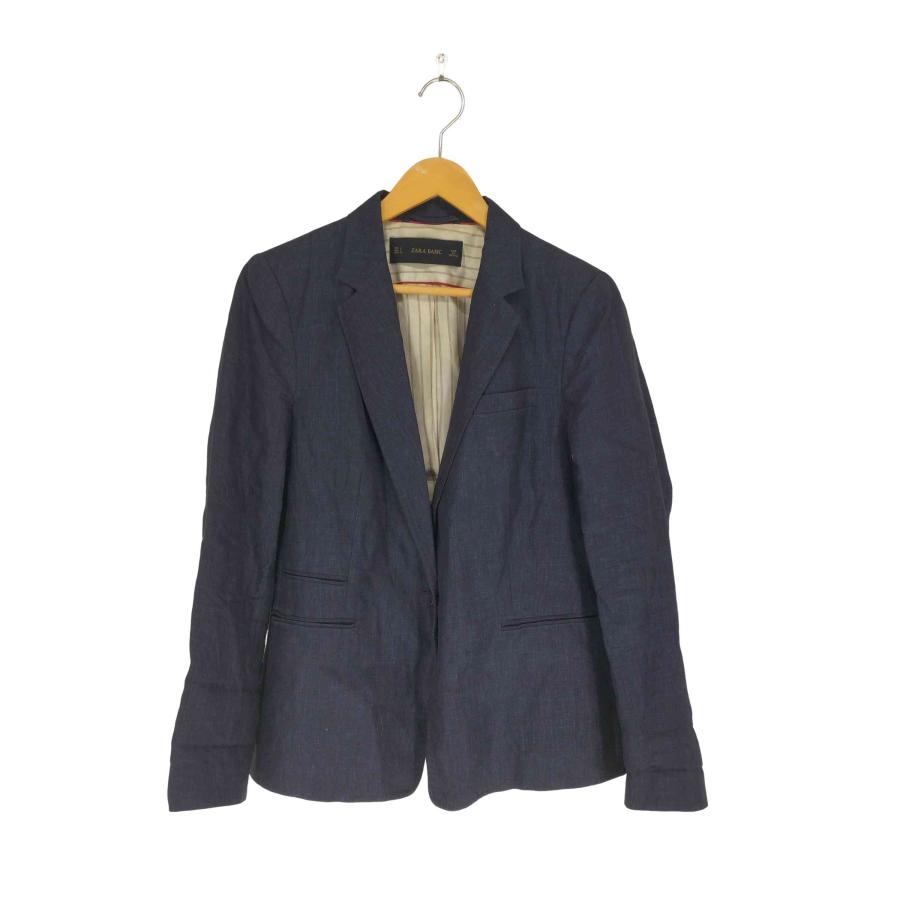 ZARA（ザラ） リネン100 1Bテーラードジャケット メンズ L 中古 古着