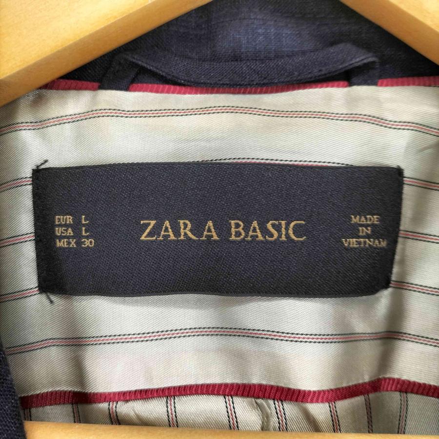 ZARA（ザラ） リネン100 1Bテーラードジャケット メンズ L 中古 古着