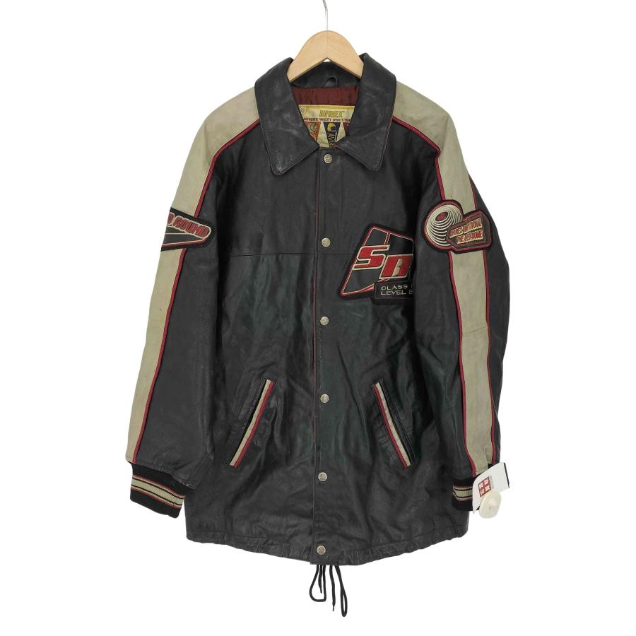 AVIREX（アヴィレックス） 80-90s バックロゴ レザー バーシティー