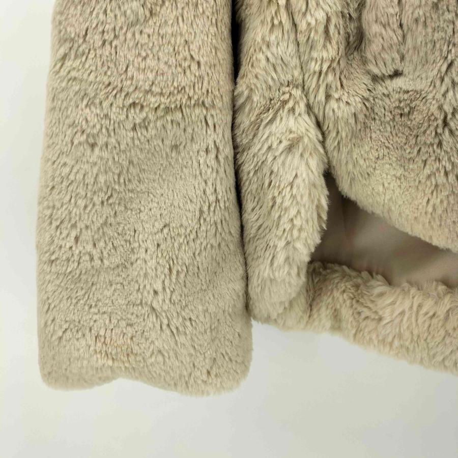 ZARA（ザラ） フェイクファー ジップアップ フーデッド ジャケット