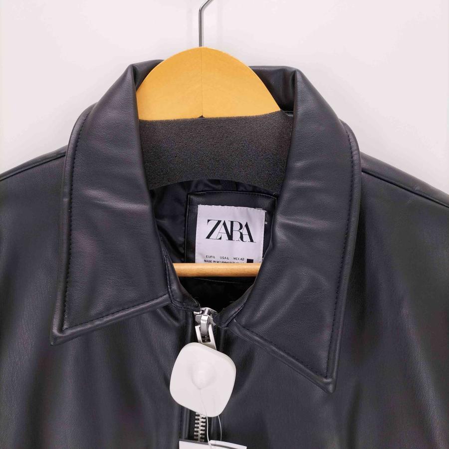 ZARA（ザラ） エコレザーブルゾン メンズ import：L 中古 古着 0907