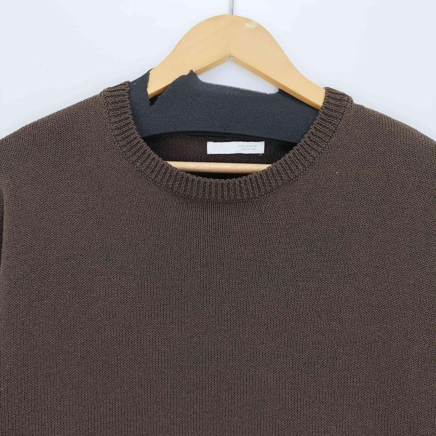ZARA（ザラ） エンボス加工 メッシュ トリムニット メンズ import：M 