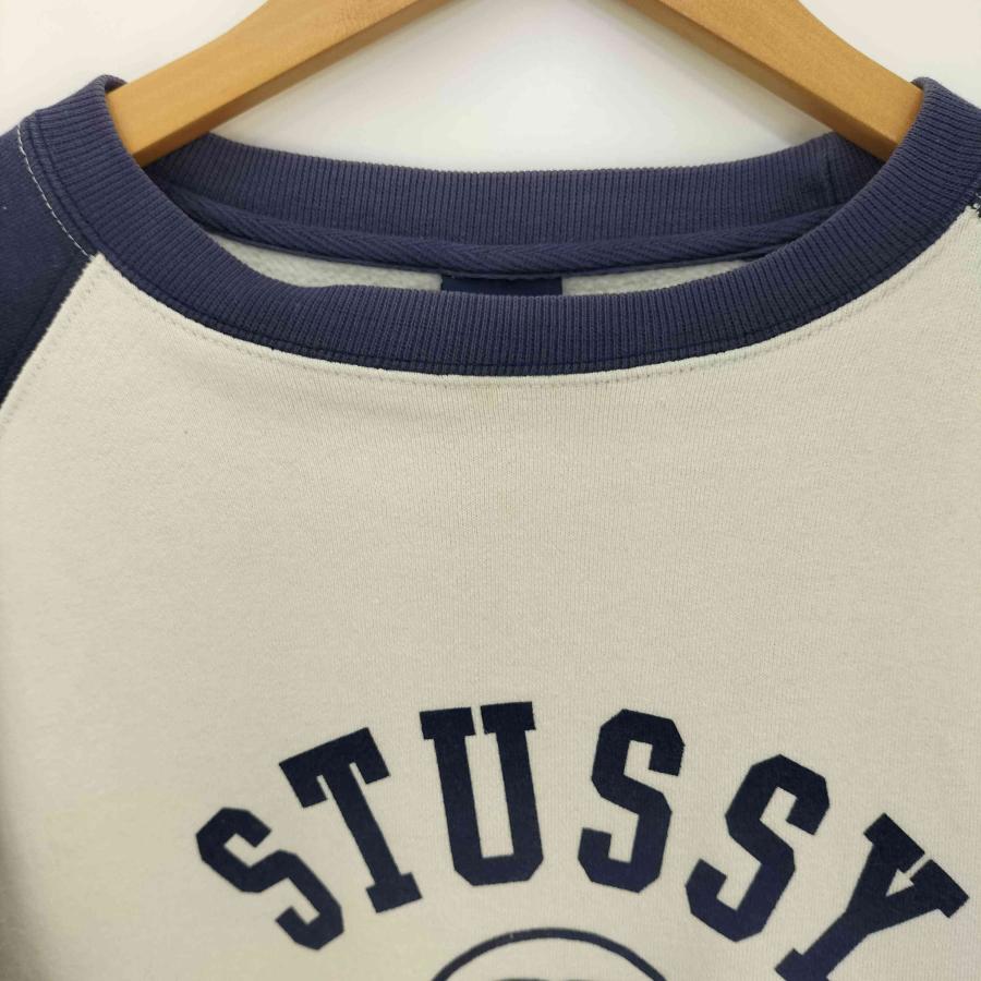 STUSSY（ステューシー） 90s 紺タグ OLD アーチロゴ ラグランスリーブ