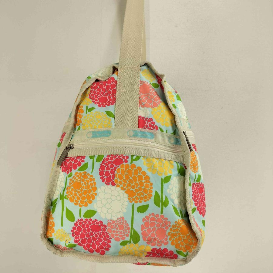 LeSportsac（レスポートサック） 花柄ボストンバッグ ポーチ鍵付き