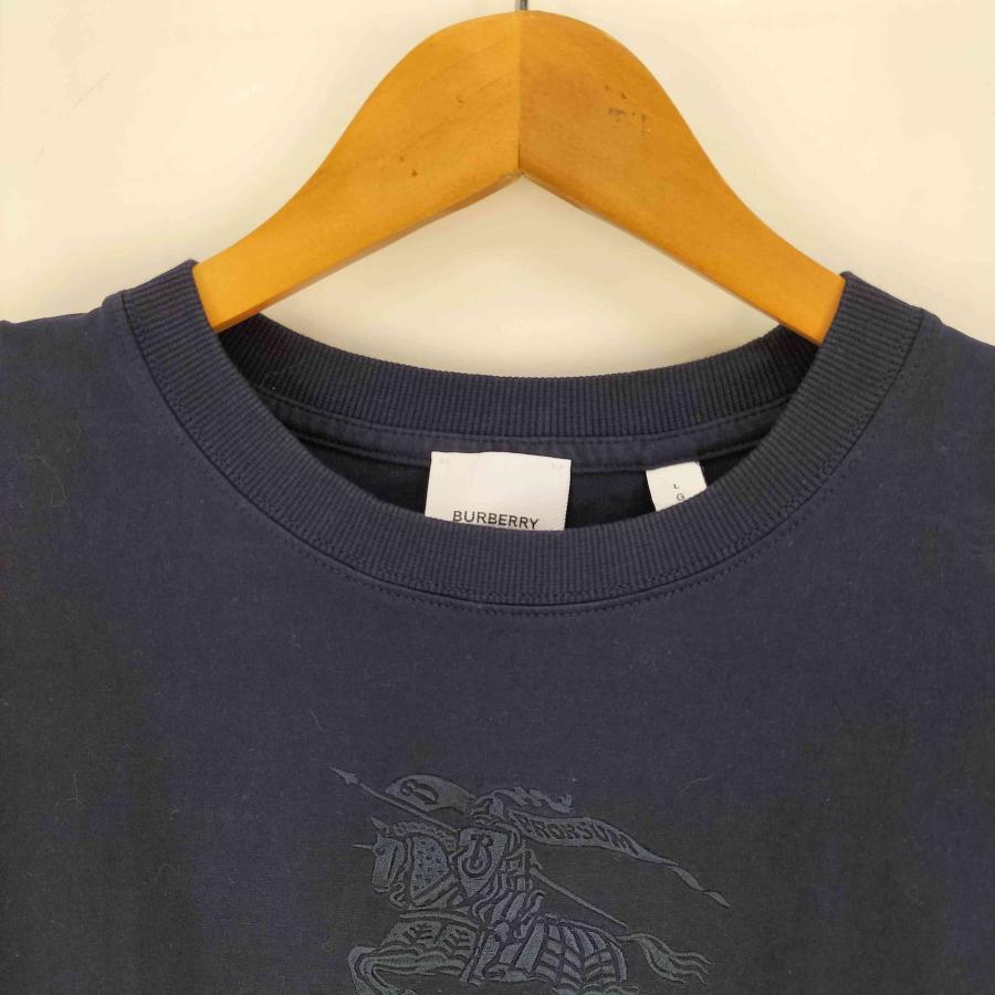 BURBERRY（バーバリー） ホースロゴ刺繍 プリント S/S クルーネック T