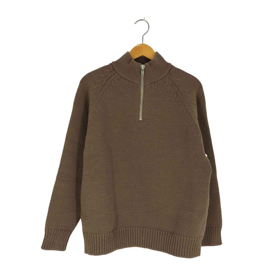 BATONER（バトナー） 21AW Aging Half Zip Knit エイジング ハーフ