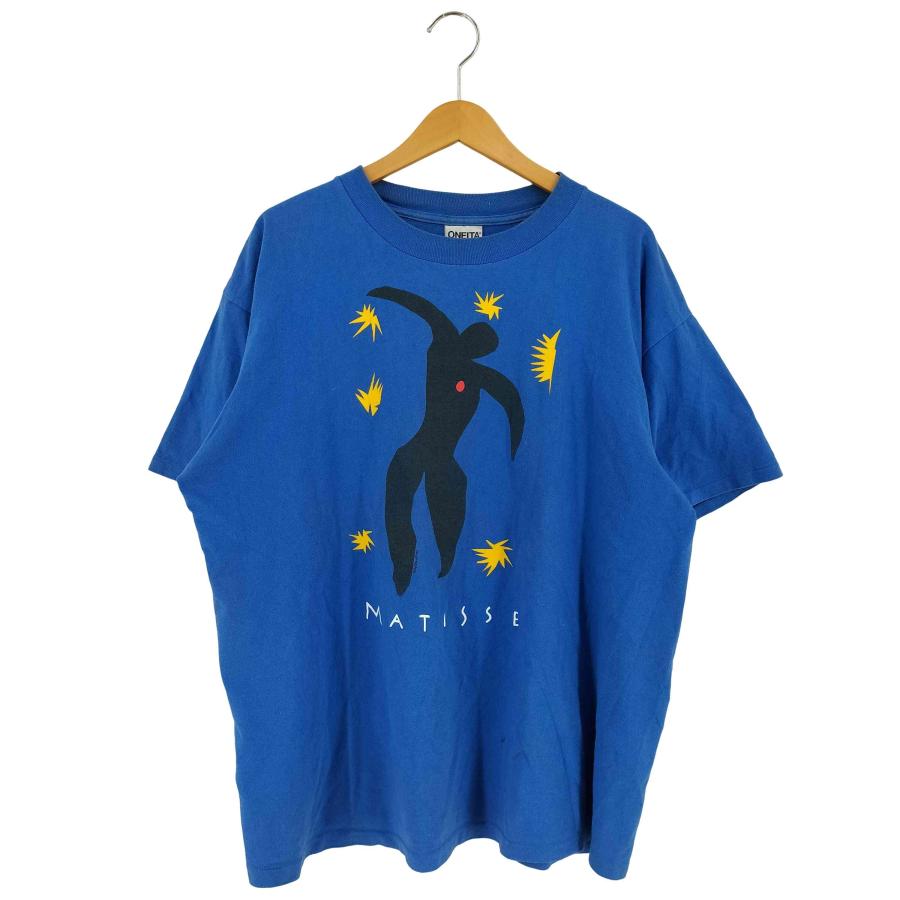 ONEITA(オニータ) 90S USA製 HENRI MATISSE アート Tシャツ メンズ XL 