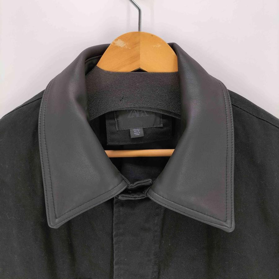 ZARA（ザラ） コンビキルティングパーカー メンズ import：L 中古 古着 