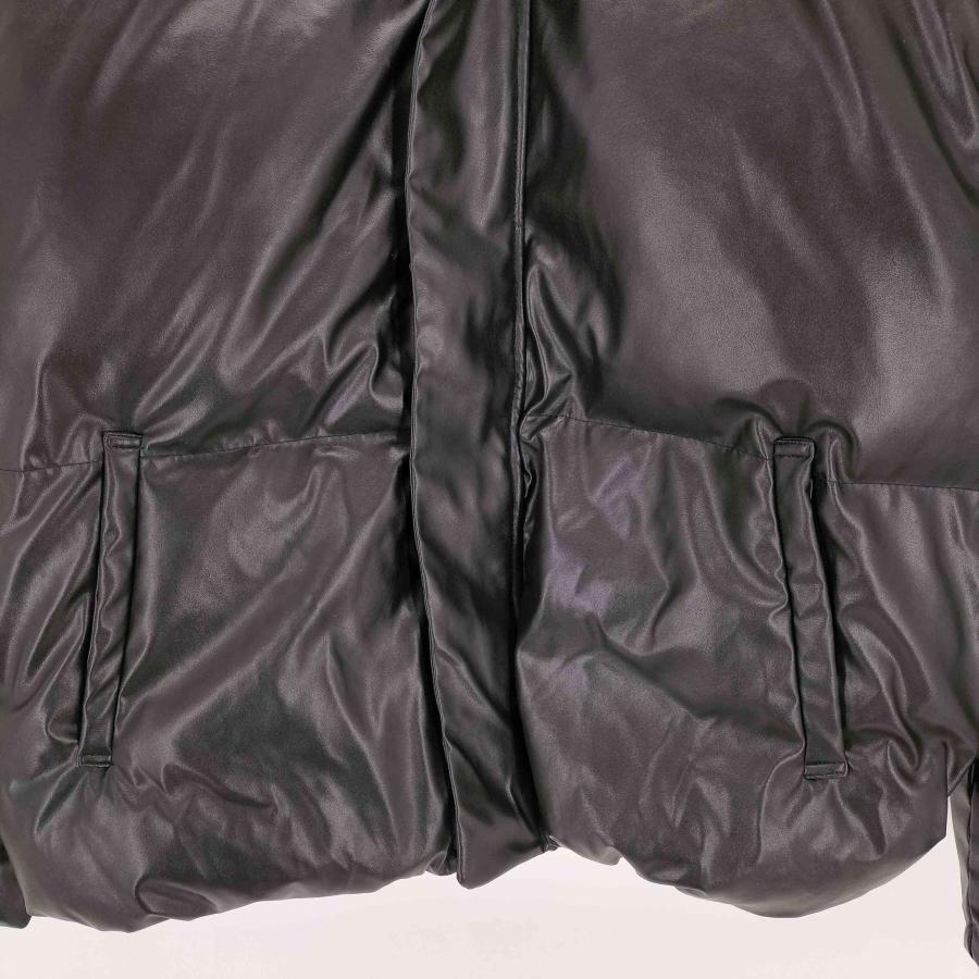 CavariA（キャバリア） フェイクレザーダウンジャケット メンズ JPN：L