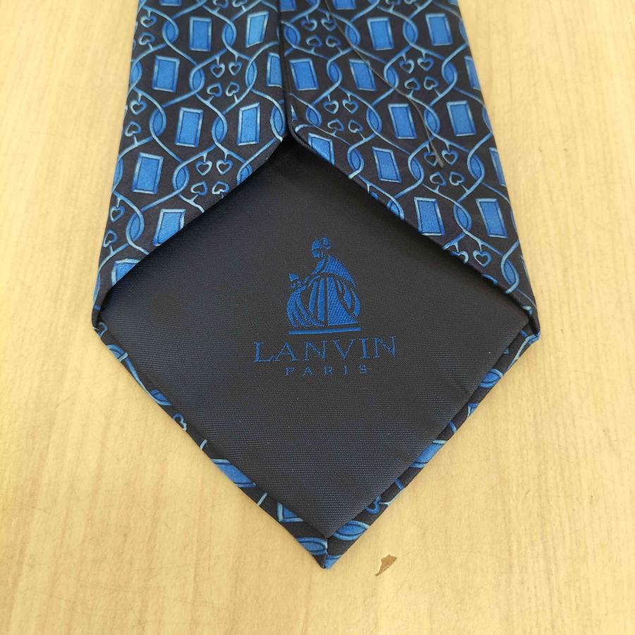 LANVIN PARIS(ランバンパリ) 総柄シルクネクタイ メンズ 表記無 中古