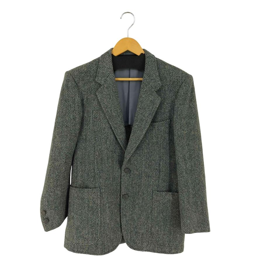 未使用品レベル　ハリスツイード　テーラードジャケット　グレンチェック　2B　英国 HARRIS TWEED（ハリスツイード） ツイード 2Bテーラードジャケット