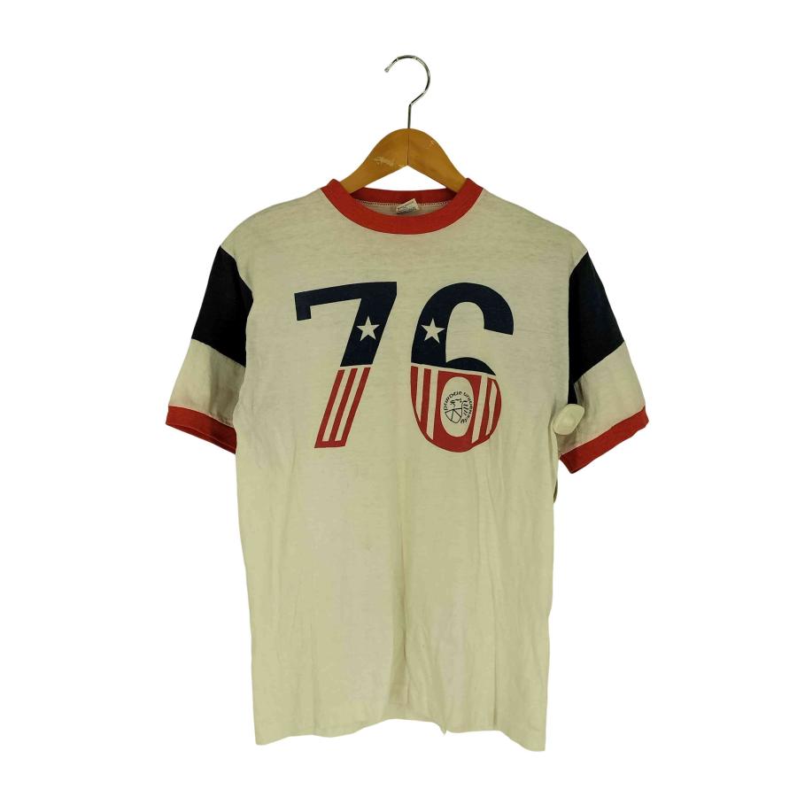 チャンピオン　ナンバリングT 70〜80s Champion（チャンピオン） 70~80s バータグ ナンバリング 76 星条旗