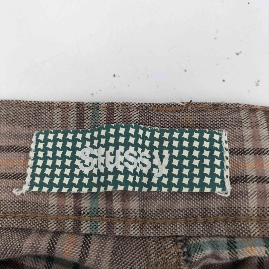 STUSSY（ステューシー） 00S 紺タグ OLD チェック ハーフ パンツ