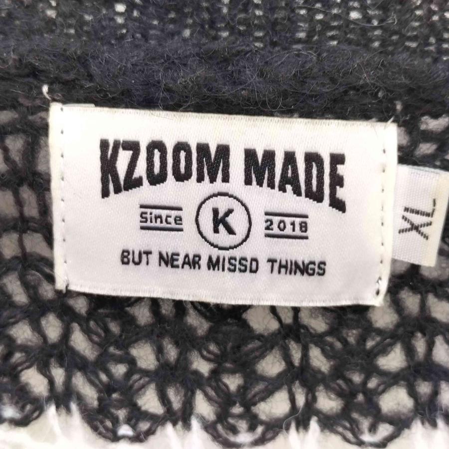 USED古着(ユーズドフルギ) {{KZOOM MADE}} ダメージ加工 ストライプ 