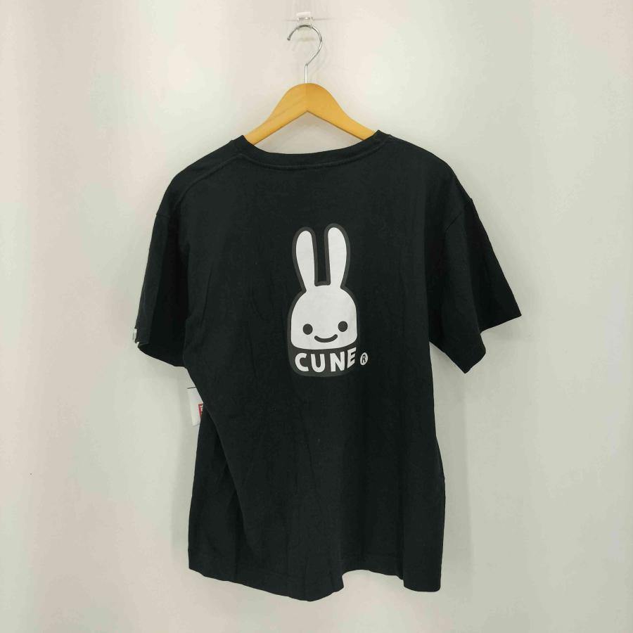 CUNE（キューン） ウサギ ロゴプリント 半袖Tシャツ メンズ XL 中古