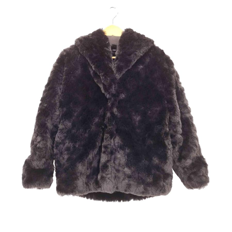 ZARA（ザラ） フェイクファーショートコート レディース import：M