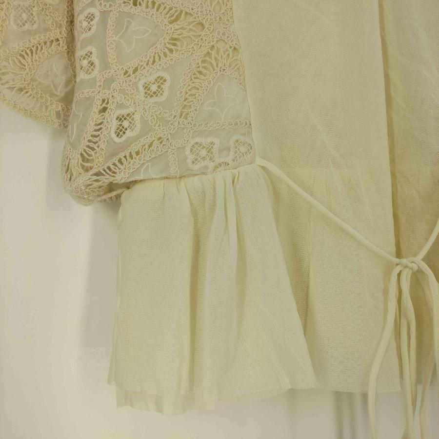 ZARA（ザラ） 刺繍入りトップス レディース import：M 中古 古着 0444