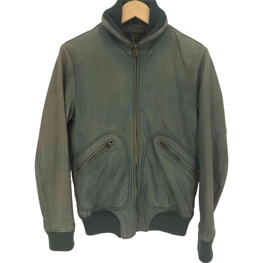 HYSTERIC GLAMOUR（ヒステリックグラマー） ゴートレザーリブブルゾン