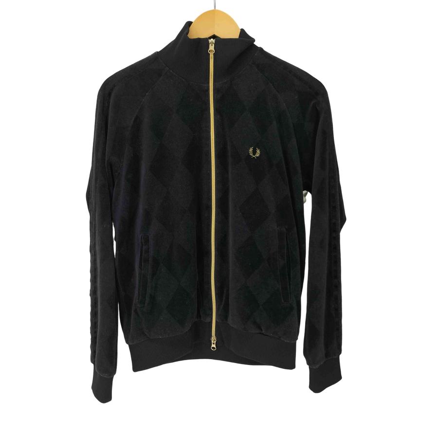FRED PERRY（フレッドペリー） アーガイル ベロア トラックジャケット 