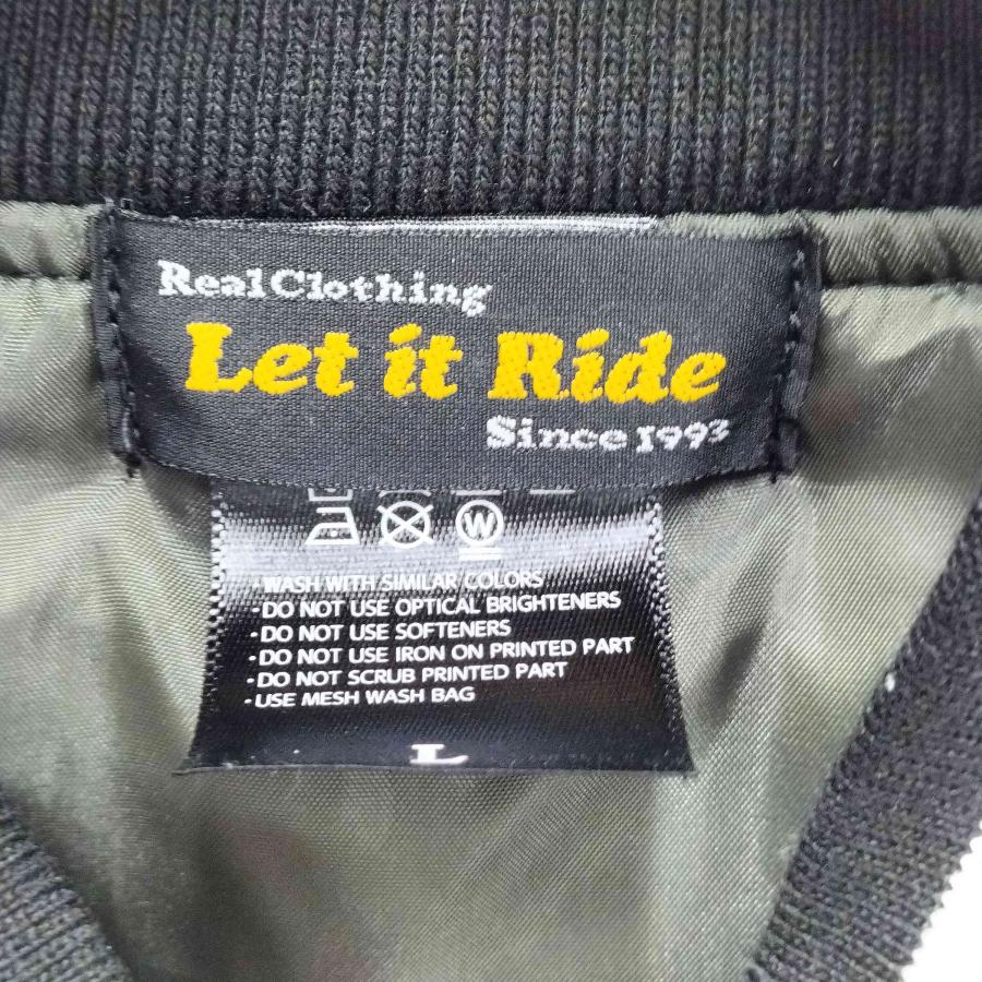 LET IT RIDE（レットイットライド） プリントスタジャン メンズ L 中古