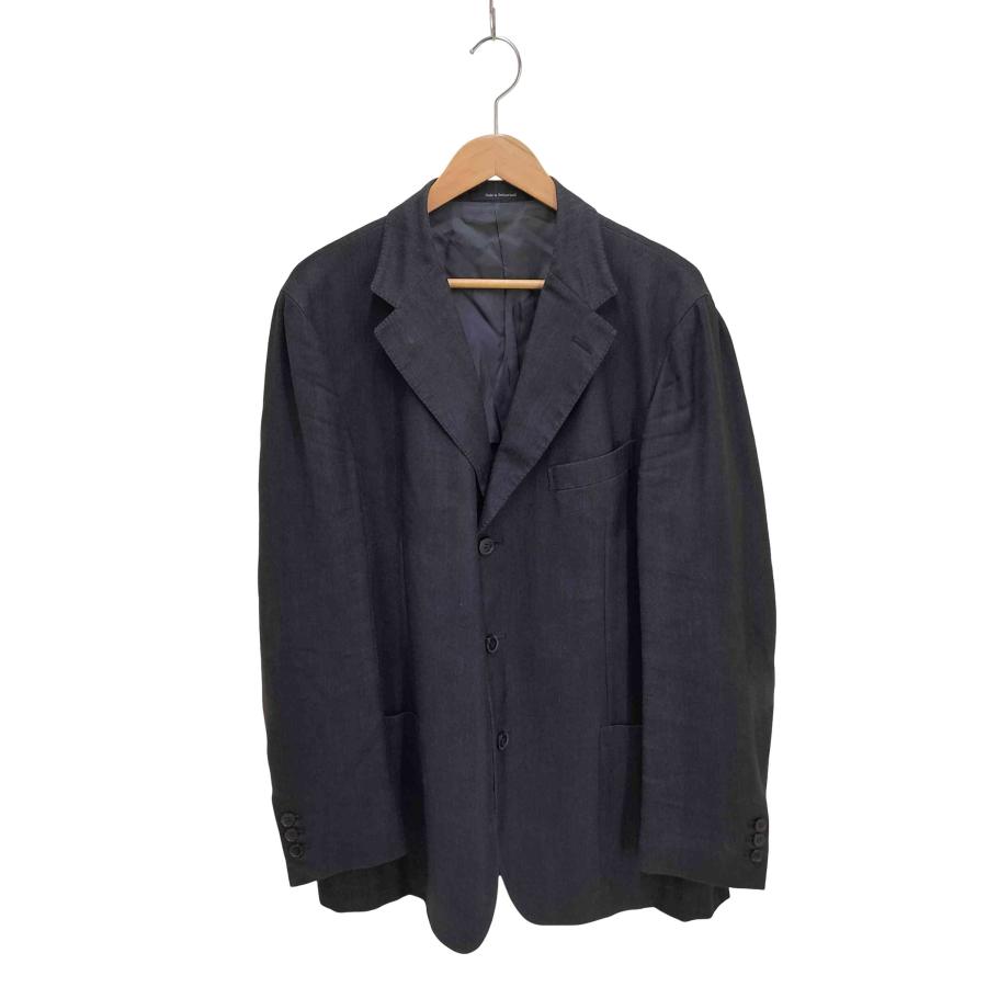 エルメネジルド・ゼニア　テーラードジャケット　リネン　シルク混　46 ZEGNA（ゼニア） Ermenegildo Zegna(エルメネジルドゼニア) シルク混3B