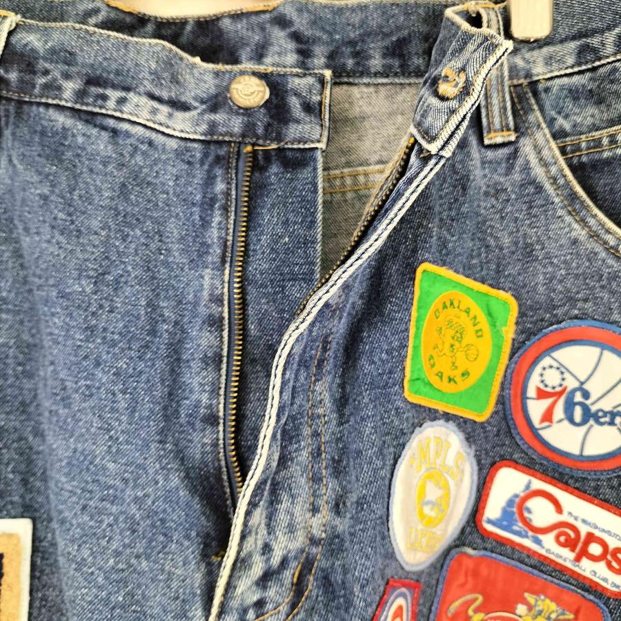 USED古着(ユーズドフルギ) {{JEFF HAMILTON}} ワッペン刺繍 バギー
