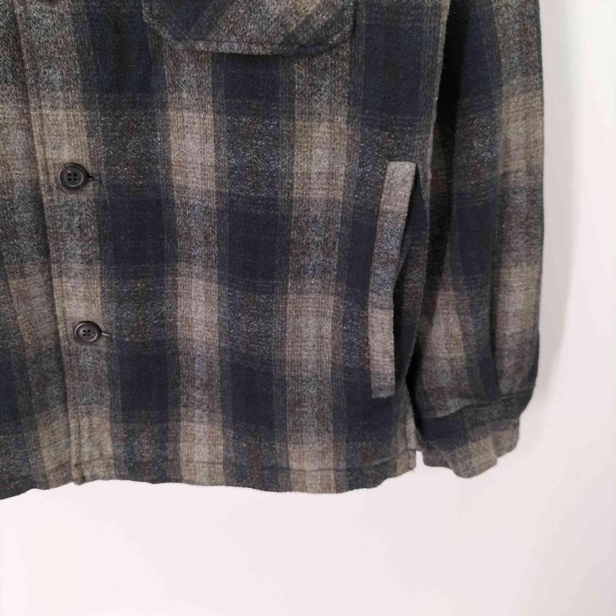 ZARA（ザラ） オンブレチェック フランネル CPO ジャケット メンズ