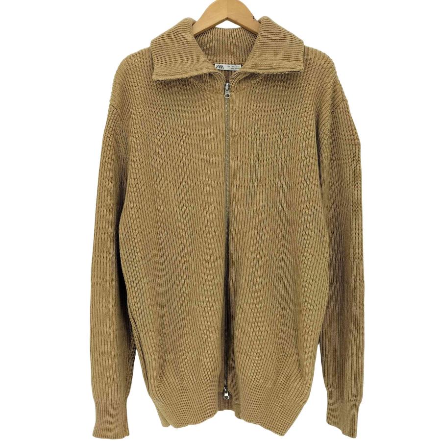 ZARA（ザラ） ダブルジップ リブ ドライバーズニット メンズ import：L 