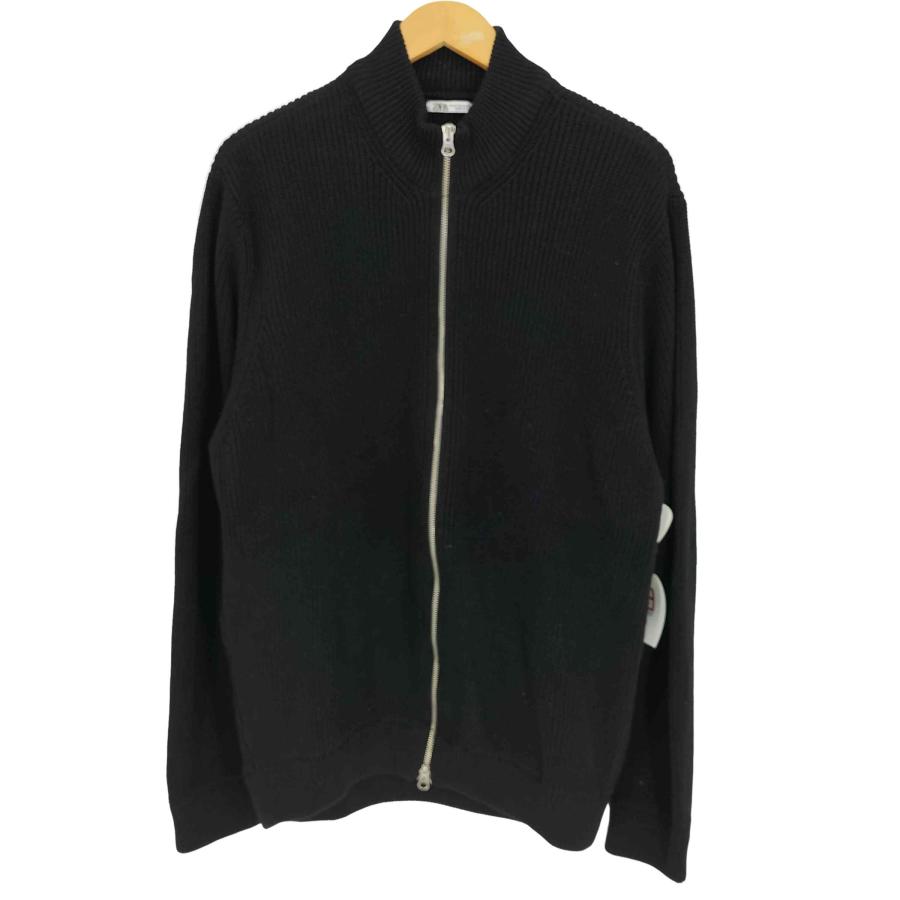 ZARA（ザラ） リブ ダブルジップ ドライバーズニット メンズ import
