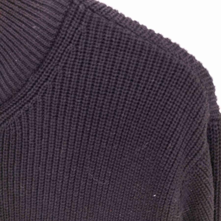 ZARA（ザラ） リブ ダブルジップ ドライバーズニット メンズ import